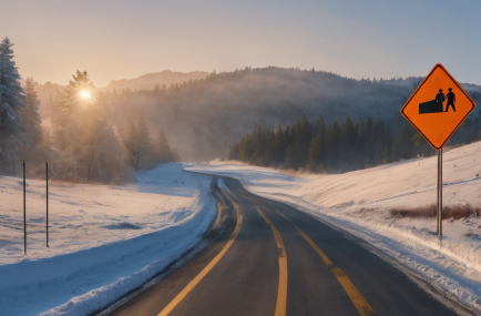 Zimní řízení: Bezpečnost na cestách ve studeném období