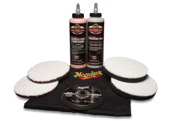 Meguiar's - kompletní 5palcová sada mikrovláknového systému na profesionální renovaci laku